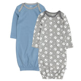 2-Pack Organic Cotton Sleeper Gowns, Panda