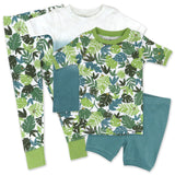 4-Piece Short Sleeve PJ Set, Jungle Jam