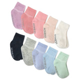 Multipack Cozy Socks Sustainably Made for Baby & Toddler, 10-Pack Pink Sunset