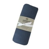 Organic Cotton Swaddle Blanket, Dip Dye Navy