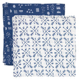 2-Pack Organic Cotton Swaddle Blankets, Compass