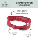 Go to slide 2, 2-Pack Organic Cotton Headbands