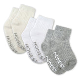 Multipack Cozy Socks Sustainably Made for Baby & Toddler, 3-Pack Natural Ombre