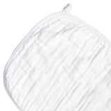 4-Pack Organic Cotton Multi-layer Woven Burp Cloths, Pattern Play