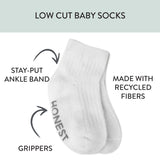Multipack Cozy Socks Sustainably Made for Baby & Toddler, 5-Pack White