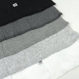 5-Pack Organic Cotton Knit Tri-fold Burp Cloths, Gray Ombre