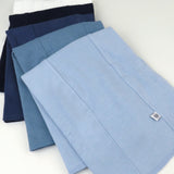 5-Pack Organic Cotton Knit Tri-fold Burp Cloths, Ombre Blues