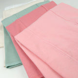 5-Pack Organic Cotton Knit Tri-fold Burp Cloths, Strawberry Cream