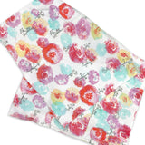 Multipack Organic Cotton Knit Tri-fold Burp Cloths, 5-Pack Rose Blossom