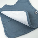 5-Pack Organic Cotton 4 in 1 Reversible Bibs, Ombre Blue
