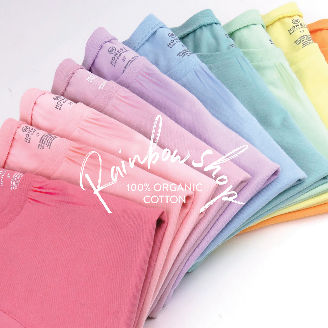 10-Pack Organic Cotton Puff Sleeve T-Shirts