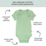 Create Your Own Rainbow Bodysuit Pack, Pastel Green