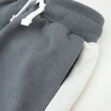 Organic Cotton Side Striped Sweatpant, Charcoal Heather Gray