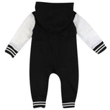 Go to slide 3, Hoodie Coverall Team Varsity, Black