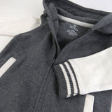 Hoodie Coverall Team Varsity, Gray Charcoal