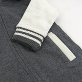 Hoodie Coverall Team Varsity, Gray Charcoal