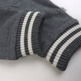 Hoodie Coverall Team Varsity, Gray Charcoal