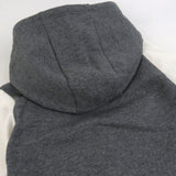Hoodie Coverall Team Varsity, Gray Charcoal