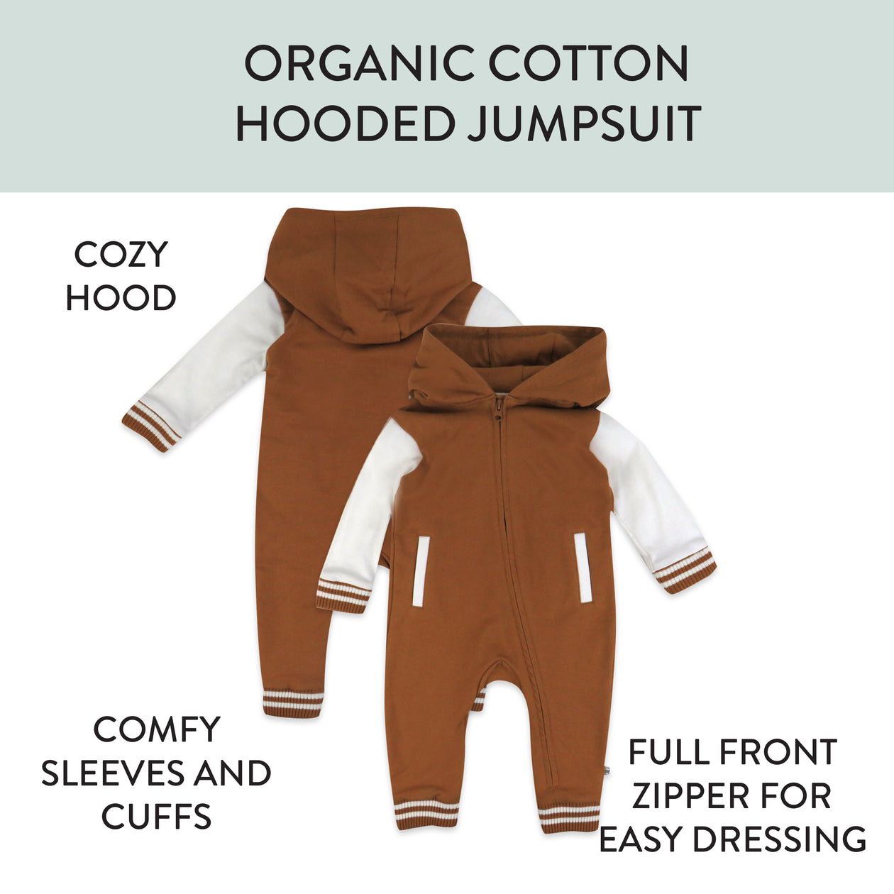Hoodie Coverall Team Varsity- Sugar
