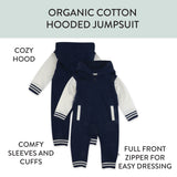 Go to slide 2, Hoodie Coverall Team Varsity, Varsity Navy