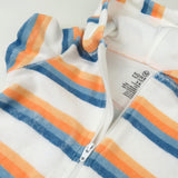 Novelty Terry Romper, Sunset Stripe