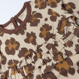 Go to slide 3, Chest Ruffle Coverall, Purr-fect Cheetah Neutral