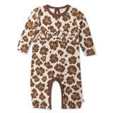 Go to slide 1, Chest Ruffle Coverall, Purr-fect Cheetah Neutral