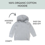 Baby Terry Hoodie, Gray