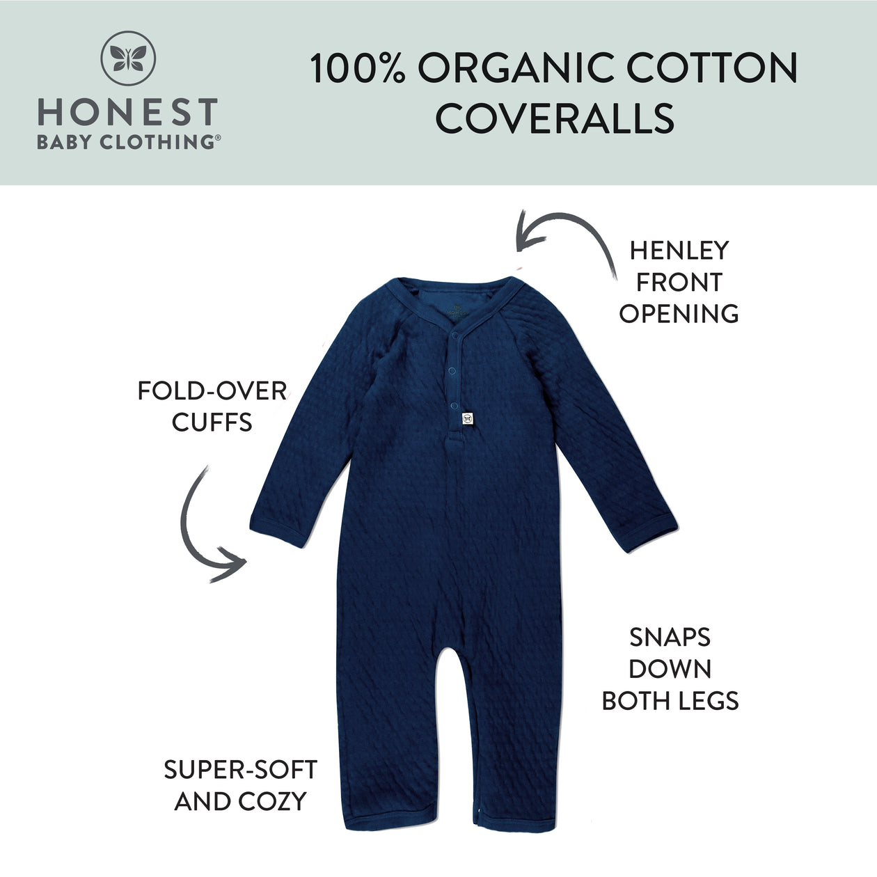 Center Snap Coverall