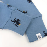 2-Pack Organic Cotton Honest Pants, Blue Lion Crest