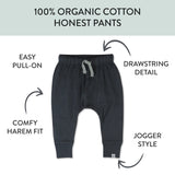 2-Pack Organic Cotton Honest Pants, Grey Scotty Dog