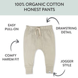 2-Pack Organic Cotton Honest Pants, Khaki