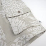 2-Pack Organic Cotton Short Set, Pineapple Leaf Khaki