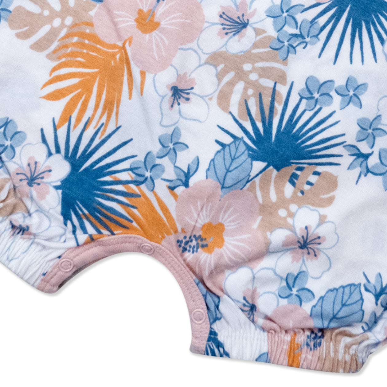 Organic Cotton Jumpsuit Romper Set, Maui Floral