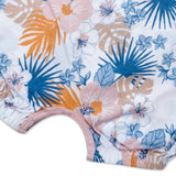 Go to slide 6, Organic Cotton Jumpsuit Romper Set, Maui Floral