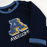 Go to slide 3, 2-Pack Coveralls, Preppy Blue Stripe