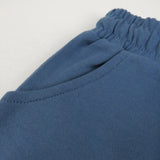 2-Piece Fleece Hoodie and Sweatpant Set, Color Block Collegiate Blue