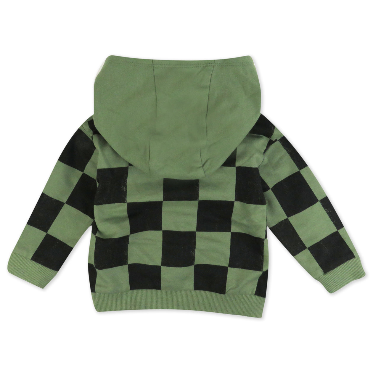 2-Piece Fleece Hoodie and Sweatpant Set, Sk8 Check Olive/Black