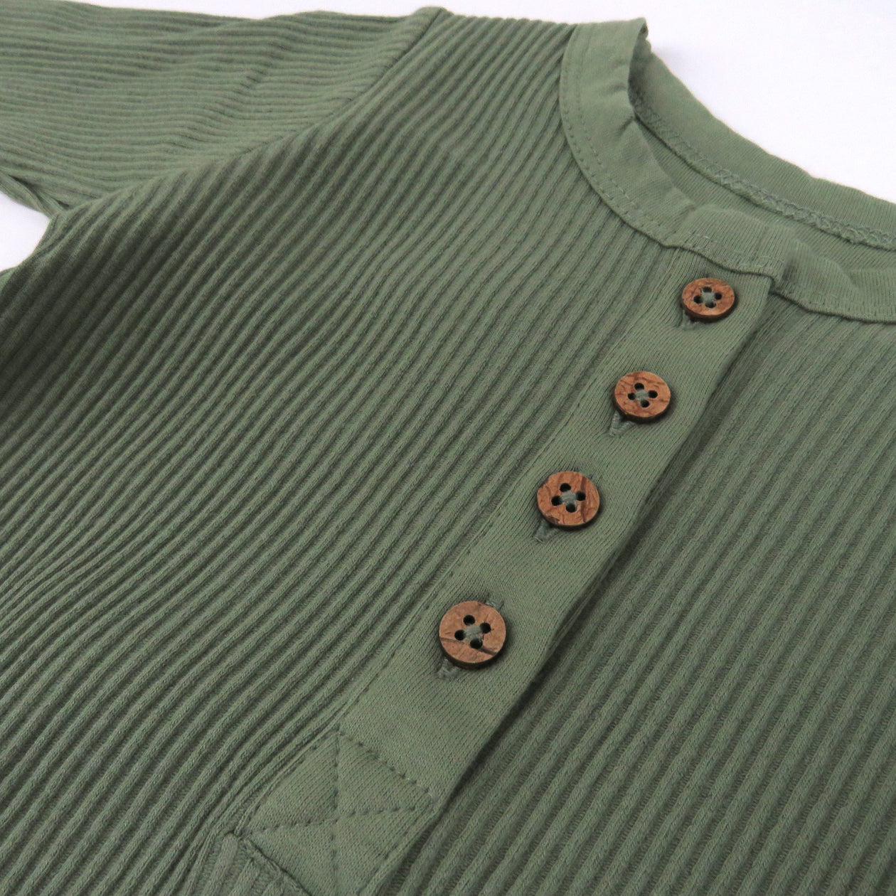 Organic Cotton Jumpsuit Coverall Romper Set, Skater Stripe Olive