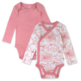 2-Piece Long Sleeve Organic Cotton Bodysuit & Side Snap Bodysuit