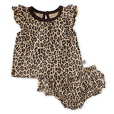 2-Piece Top with Diaper Cover, Cheetah