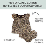 2-Piece Top with Diaper Cover, Cheetah