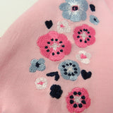 2-Piece Cozy Sweatsuit with Embroidered Sleeve, Varsity Sweetheart