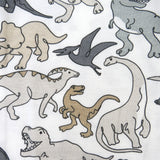 3-Pack Organic Cotton Short Sleeve Bodysuits, Dino Mite