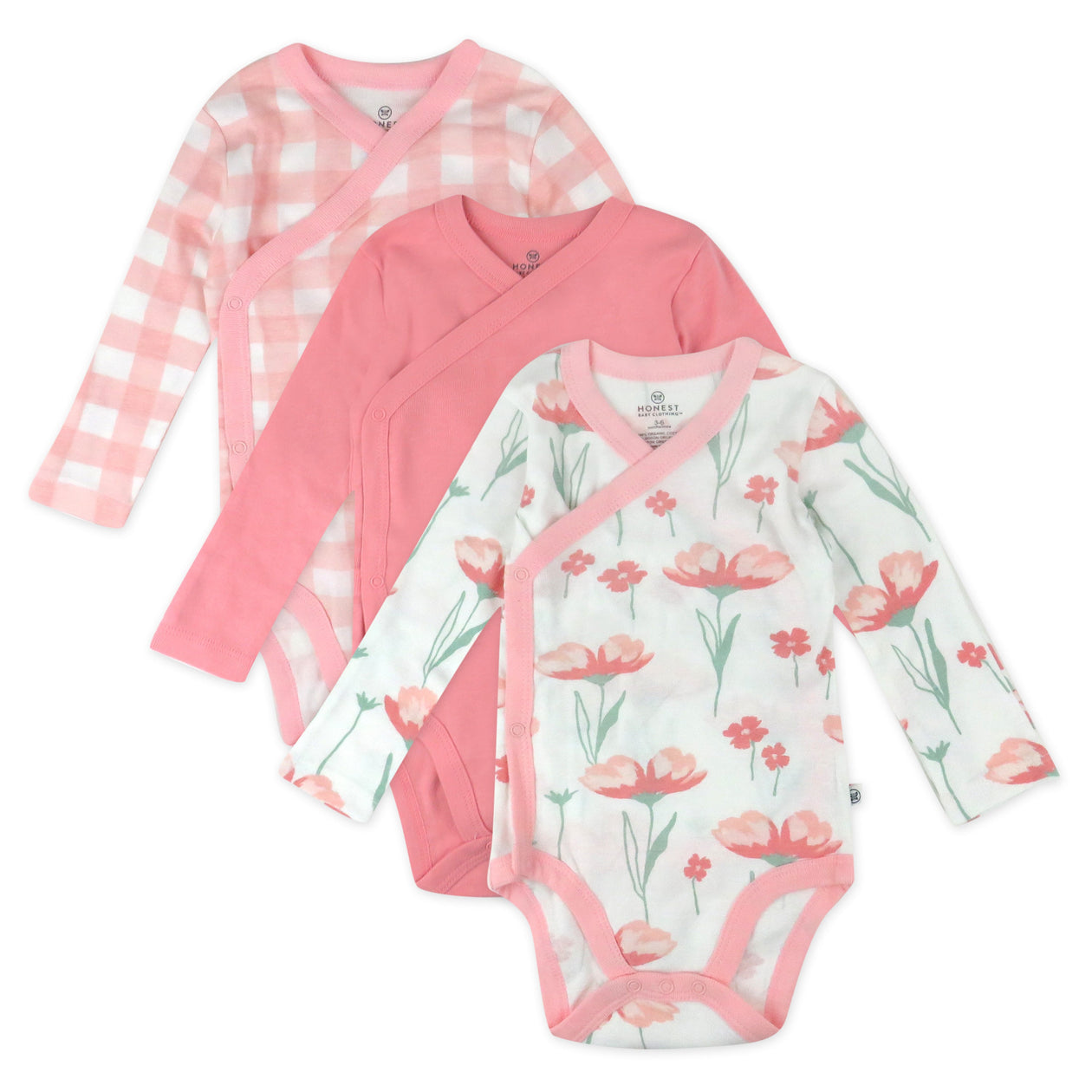 Goobie Baby Kimono Style Baby Bodysuits Goobie Baby Side Snap