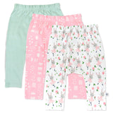 3-Pack Organic Cotton Harem Pants, Tutu Cute