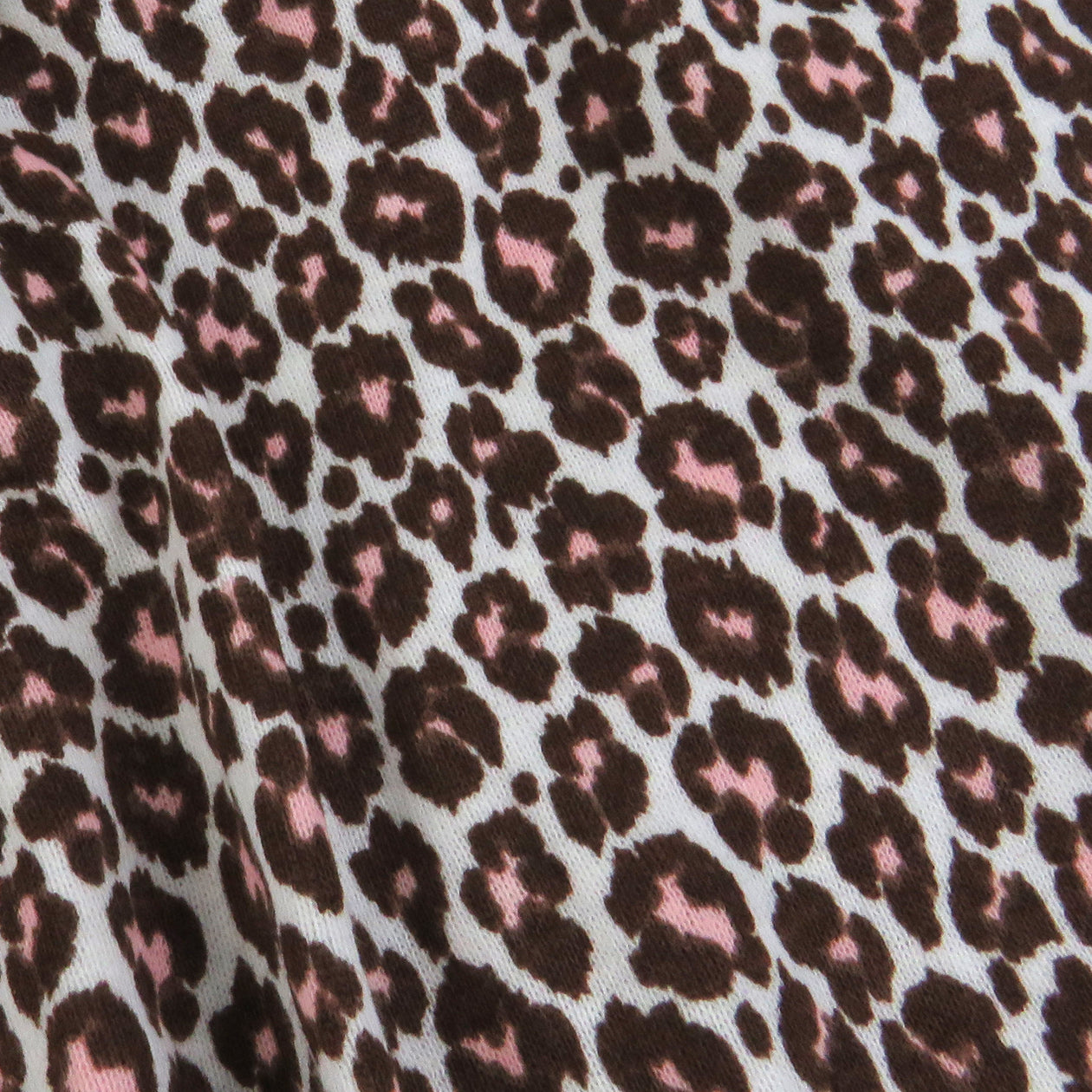 3-Pack Organic Cotton Footed Pants, Mini Cheetah Pink