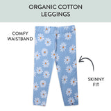 3-Pack Organic Cotton Legging Set, Maui Floral
