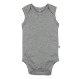 4-Pack Organic Cotton Sleeveless Bodysuits, Pattern Play