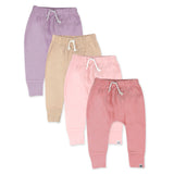 4-Pack Organic Cotton Honest Pants, Tropical Pink